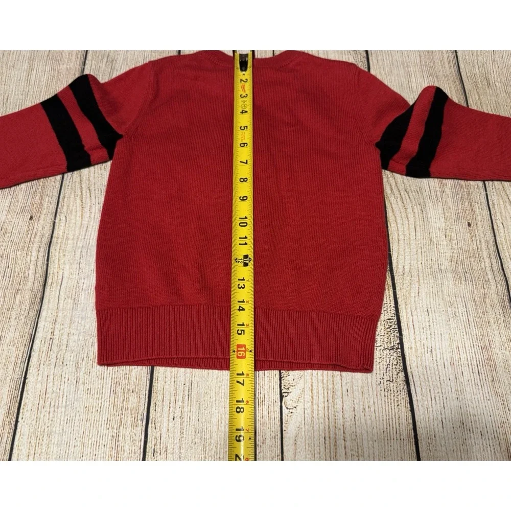 Baby Gap Disney Donald Duck Red Crewneck Sweater Size 5 year Tub13